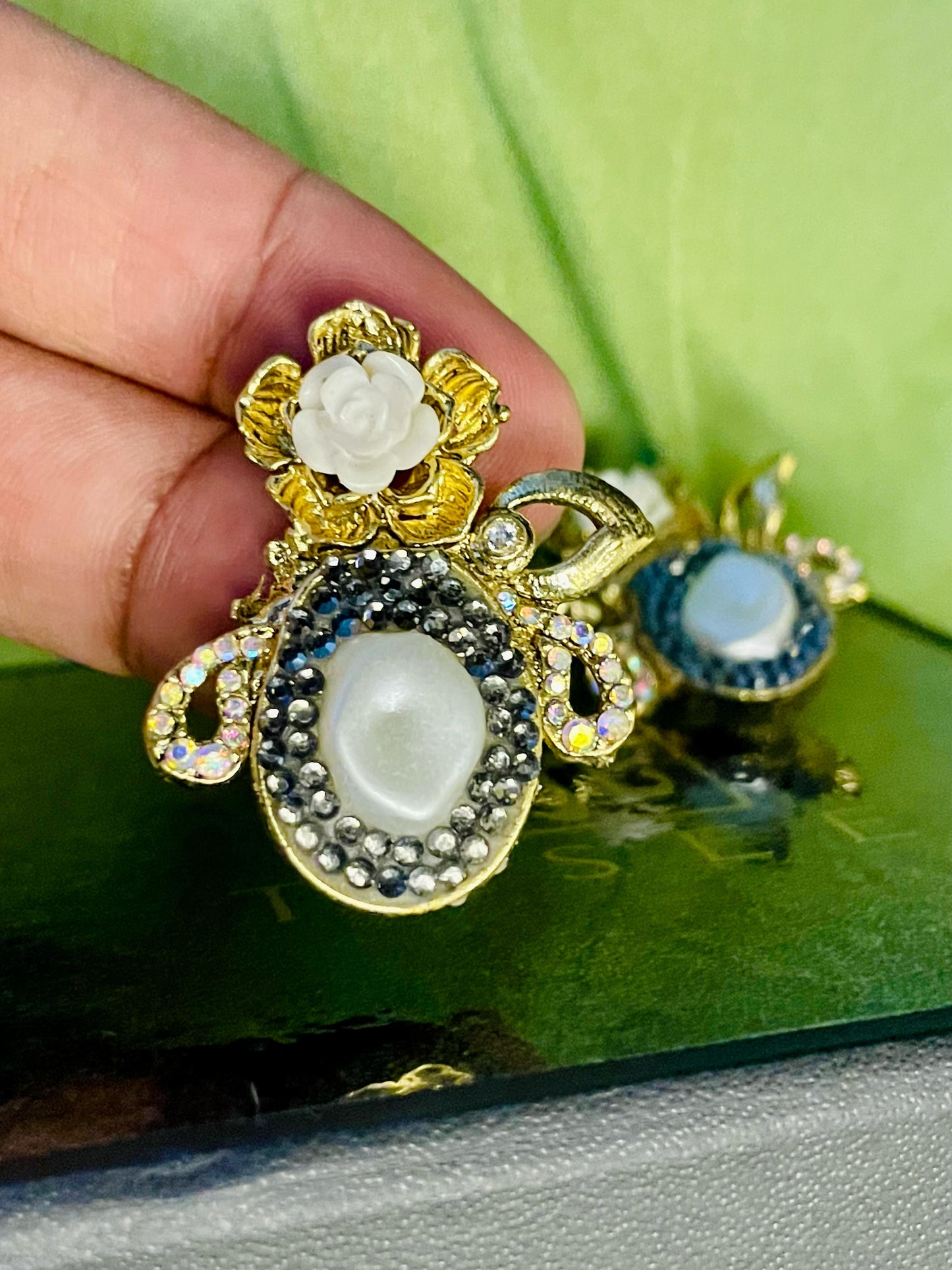 Earrings - Designer Mother Pearl Studs