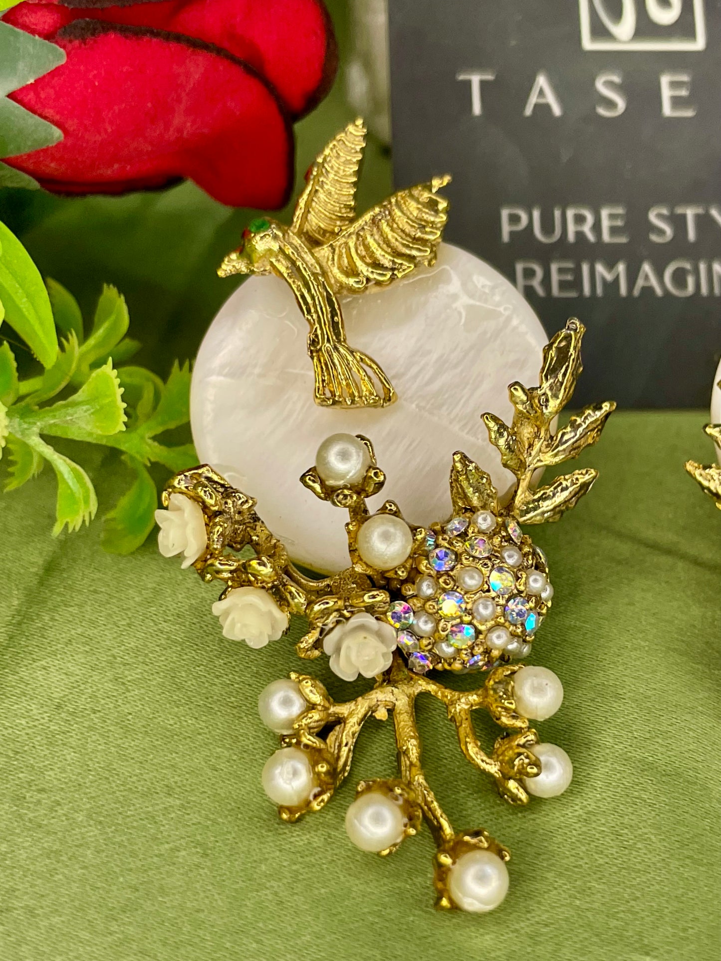 Earrings - Mother Pearled Bird Earrings