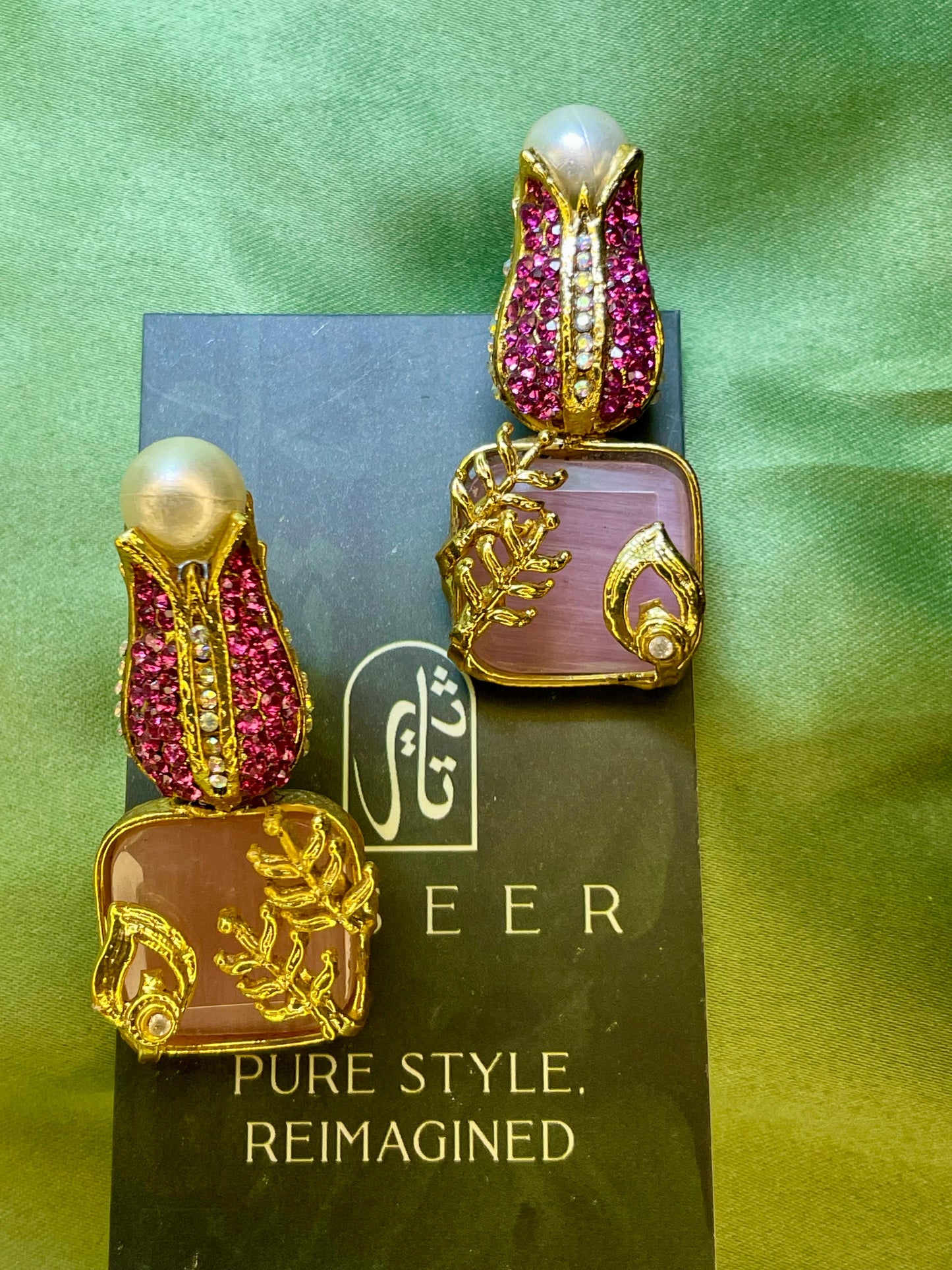 Tulips Floral Studs