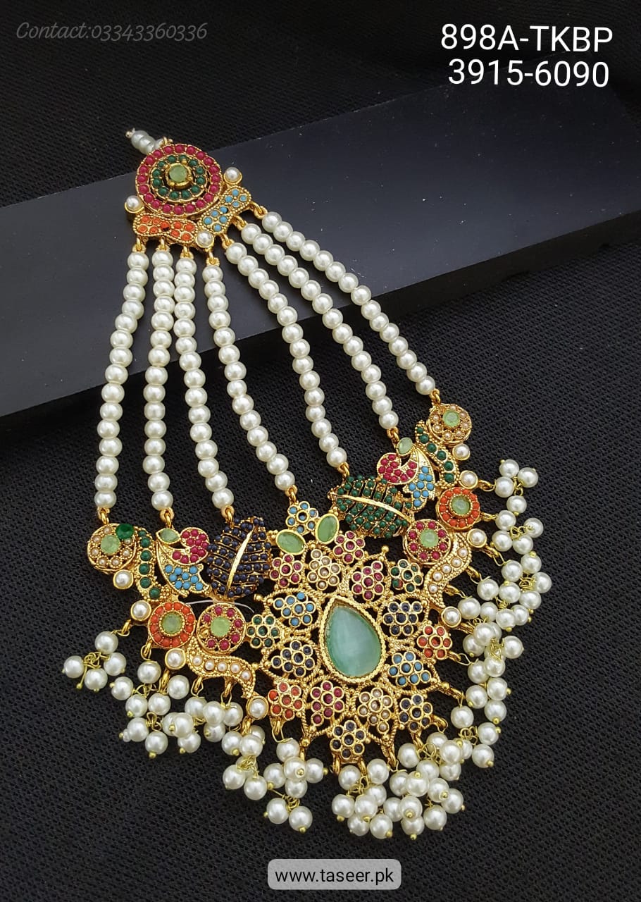 Taseer Multicoloured Bridal Jhumar