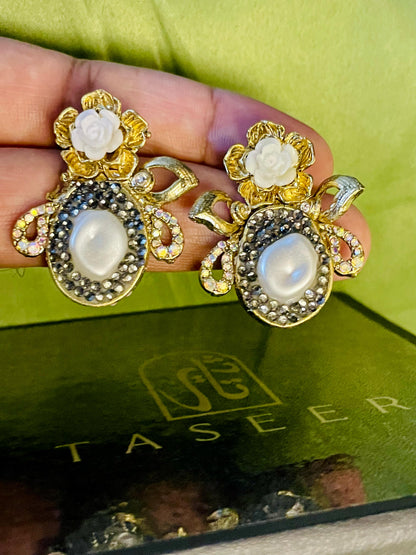 Earrings - Designer Mother Pearl Studs
