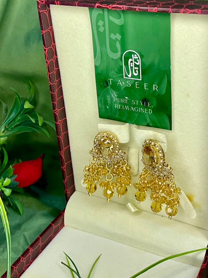 Egyptian Stud Earrings - Golden