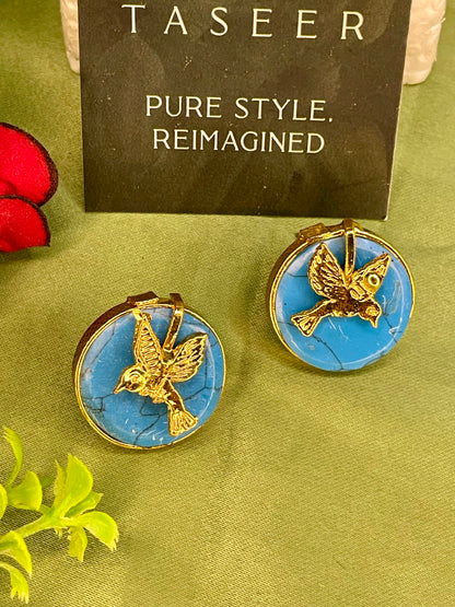 Earrings - Semi Precious Stones Birdy Earrings - Birdy3