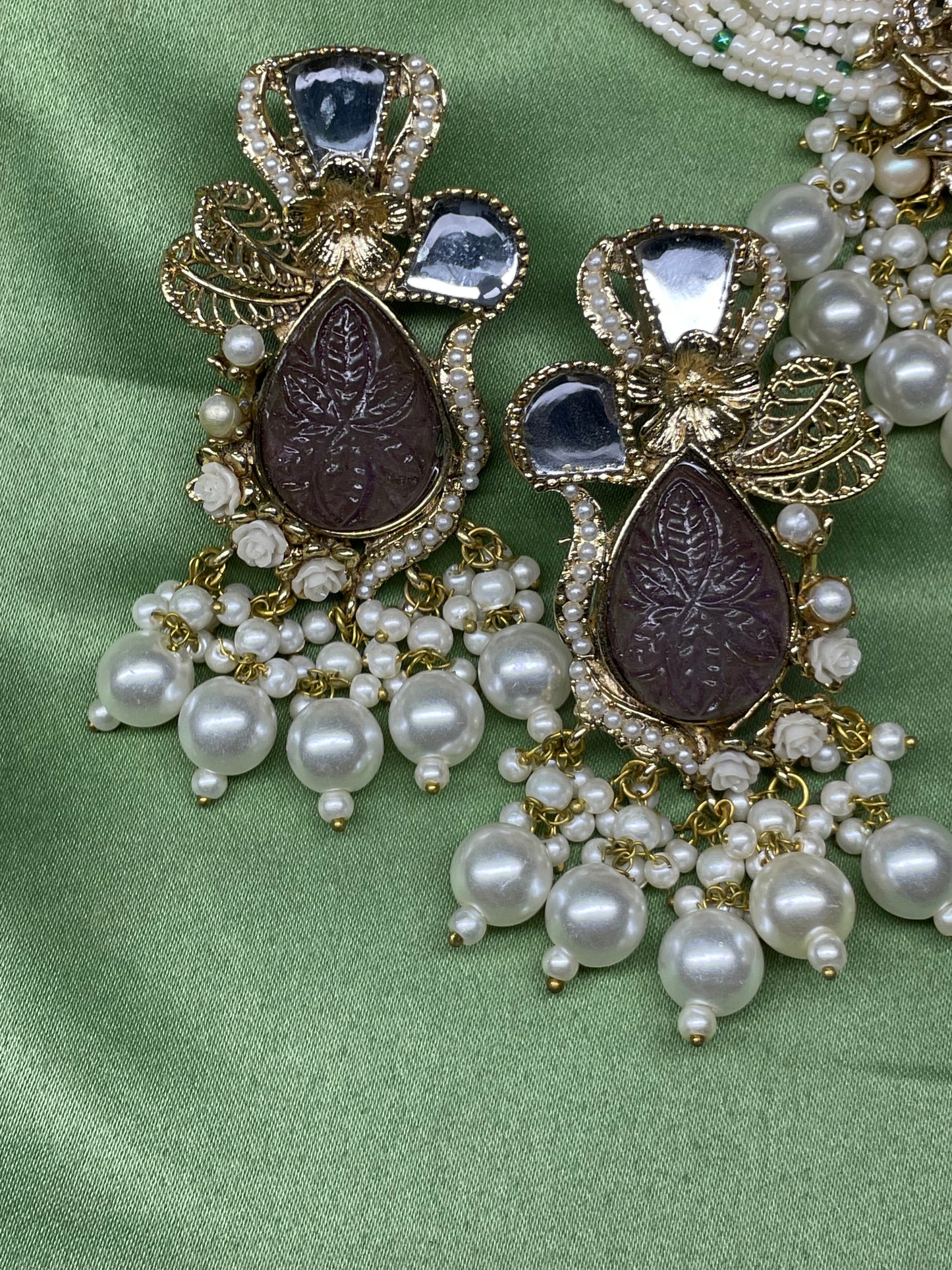Designer Choker with Earrings - CKR01