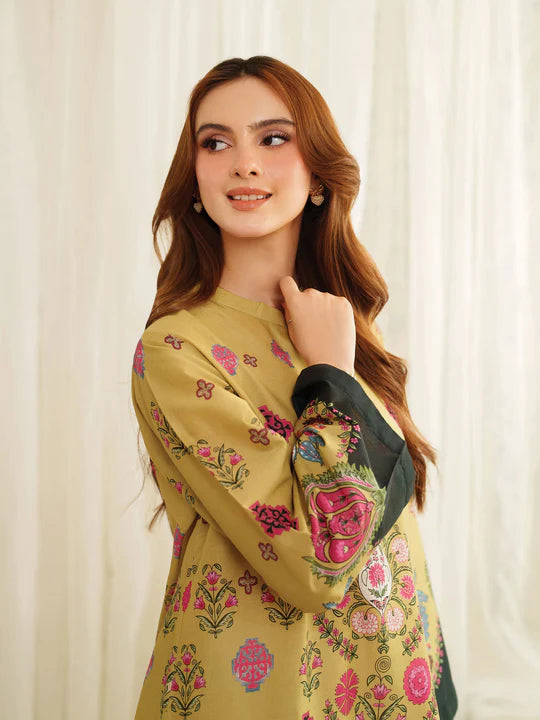 Zerin Classic 2-Piece Stitched Farshi Shalwar Suit