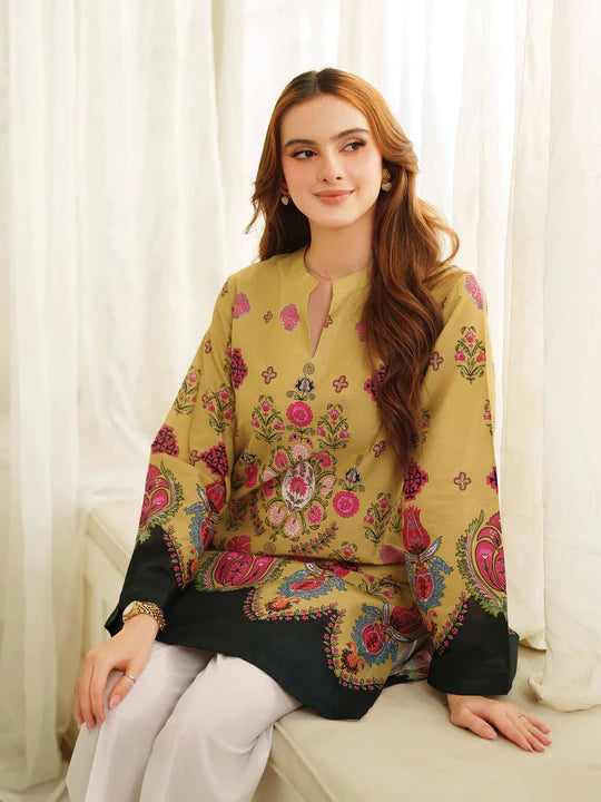 Zerin Classic 2-Piece Stitched Farshi Shalwar Suit