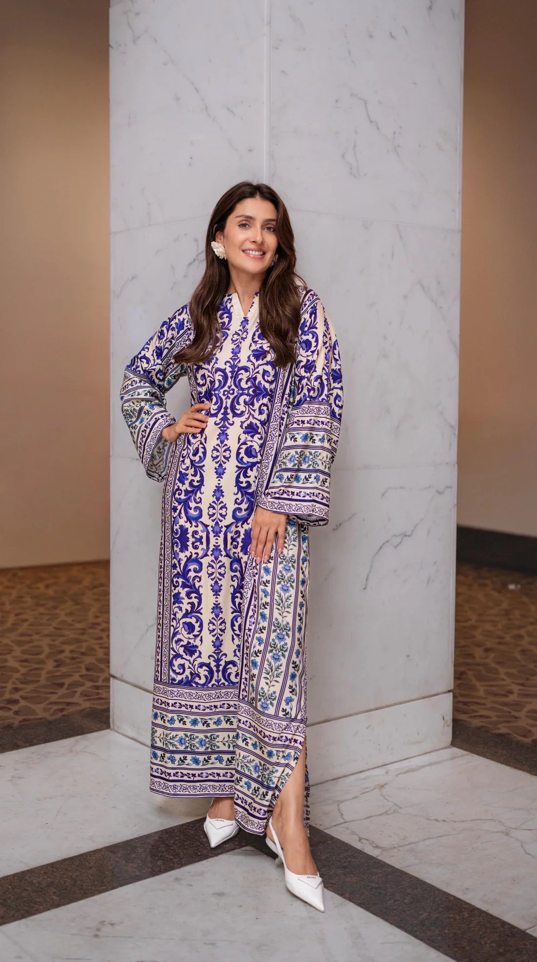 Bloom Kaftaan – 2PC - Stitched Suit