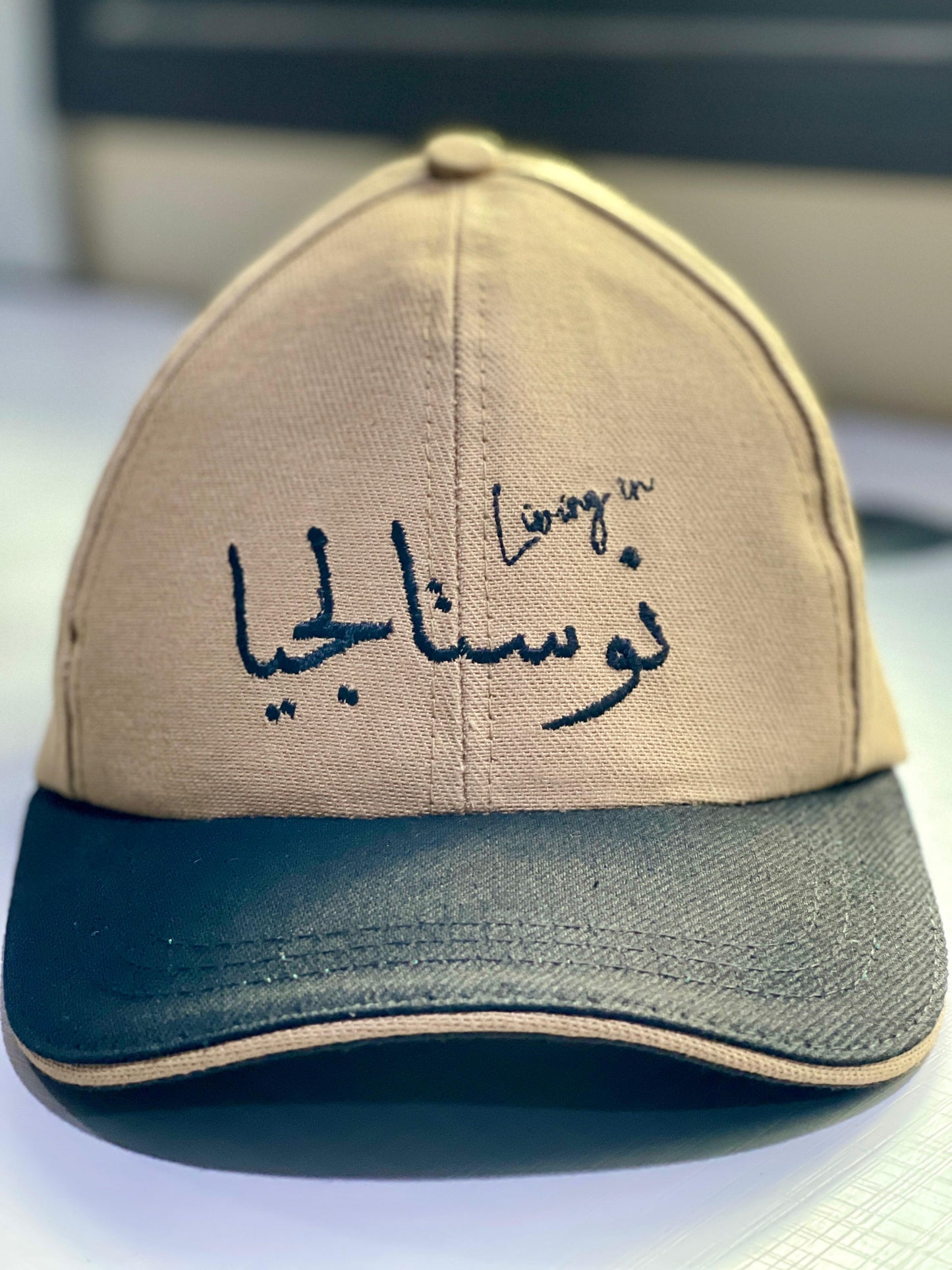 Taseer Signature Cap - Living in NOSTALGIA - Khaki and Black
