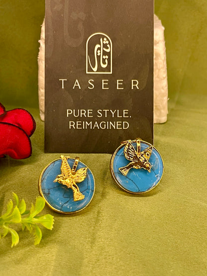 Earrings - Semi Precious Stones Birdy Earrings - Birdy3
