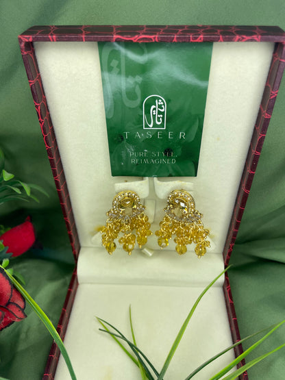 Egyptian Stud Earrings - Golden