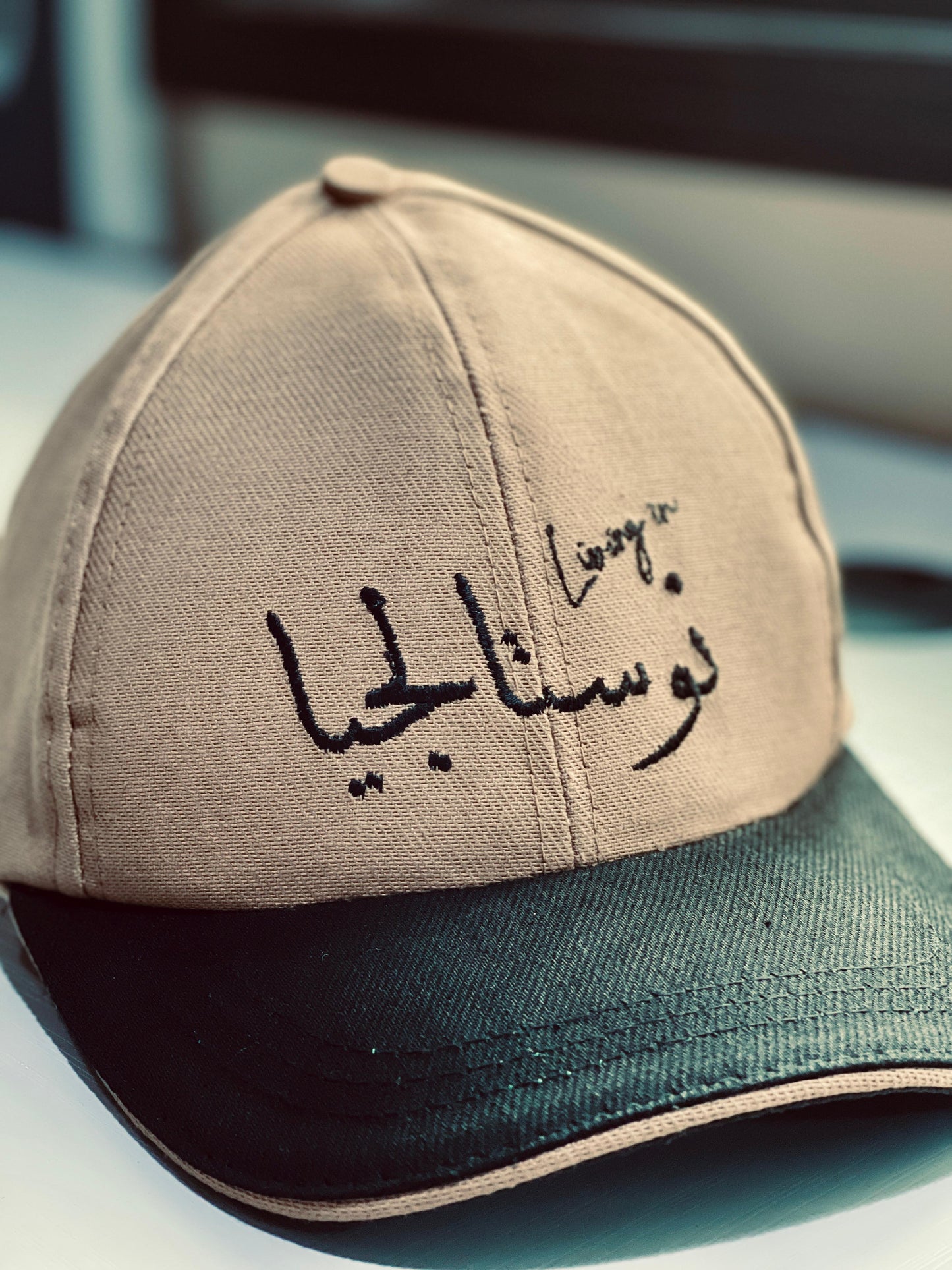 Taseer Signature Cap - Living in NOSTALGIA - Khaki and Black