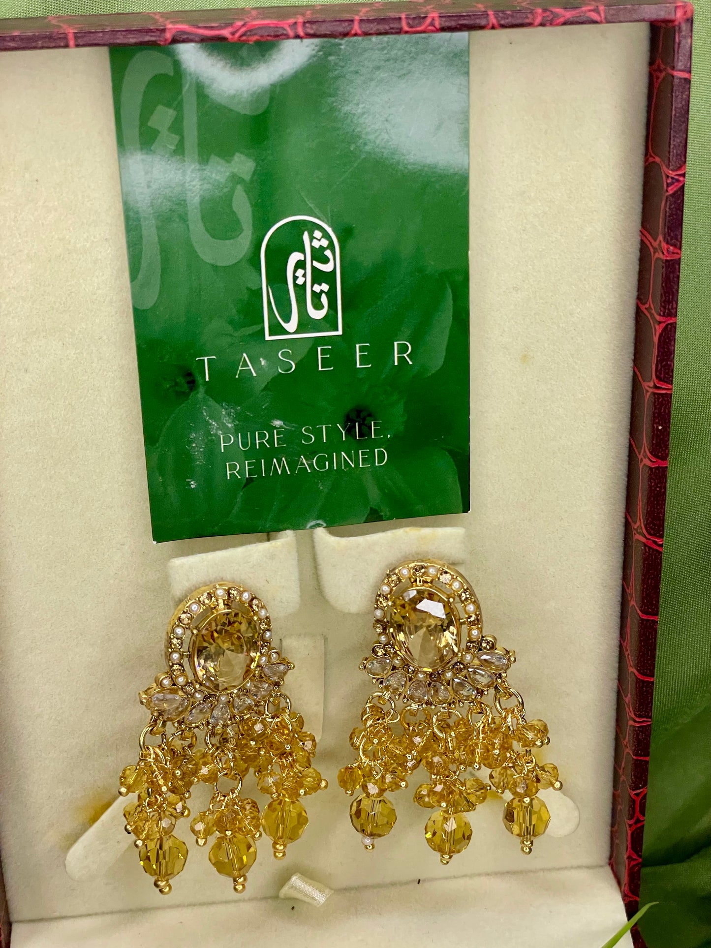 Egyptian Stud Earrings - Golden