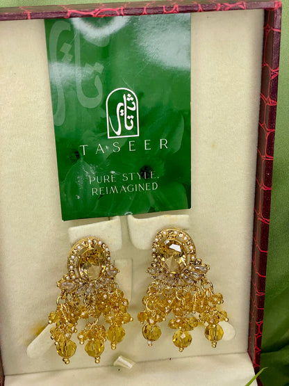 Egyptian Stud Earrings - Golden