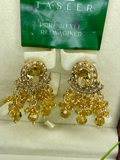 Egyptian Stud Earrings - Golden