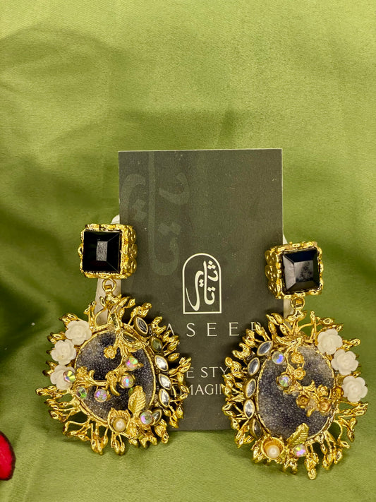 Earrings - Royal Gulab Stud - B1
