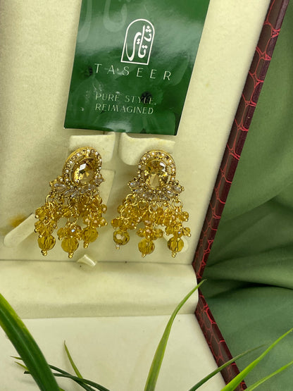 Egyptian Stud Earrings - Golden