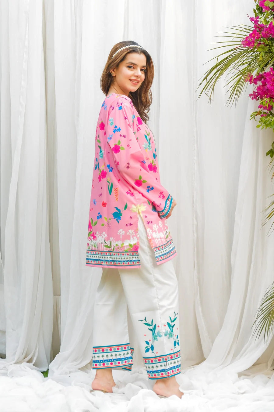 Pink Reverie – 2PC - Stitched Suit