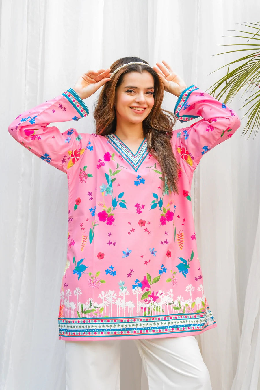 Pink Reverie – 2PC - Stitched Suit
