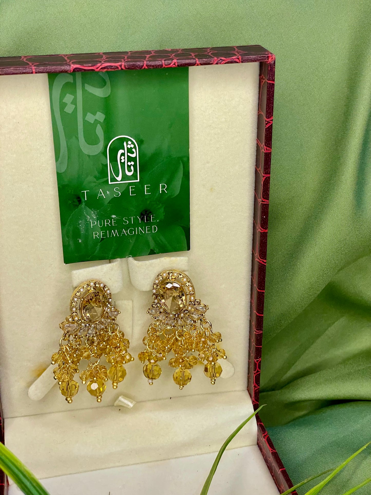 Egyptian Stud Earrings - Golden