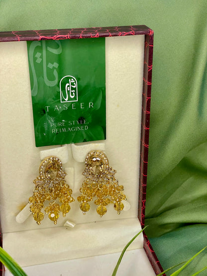 Egyptian Stud Earrings - Golden