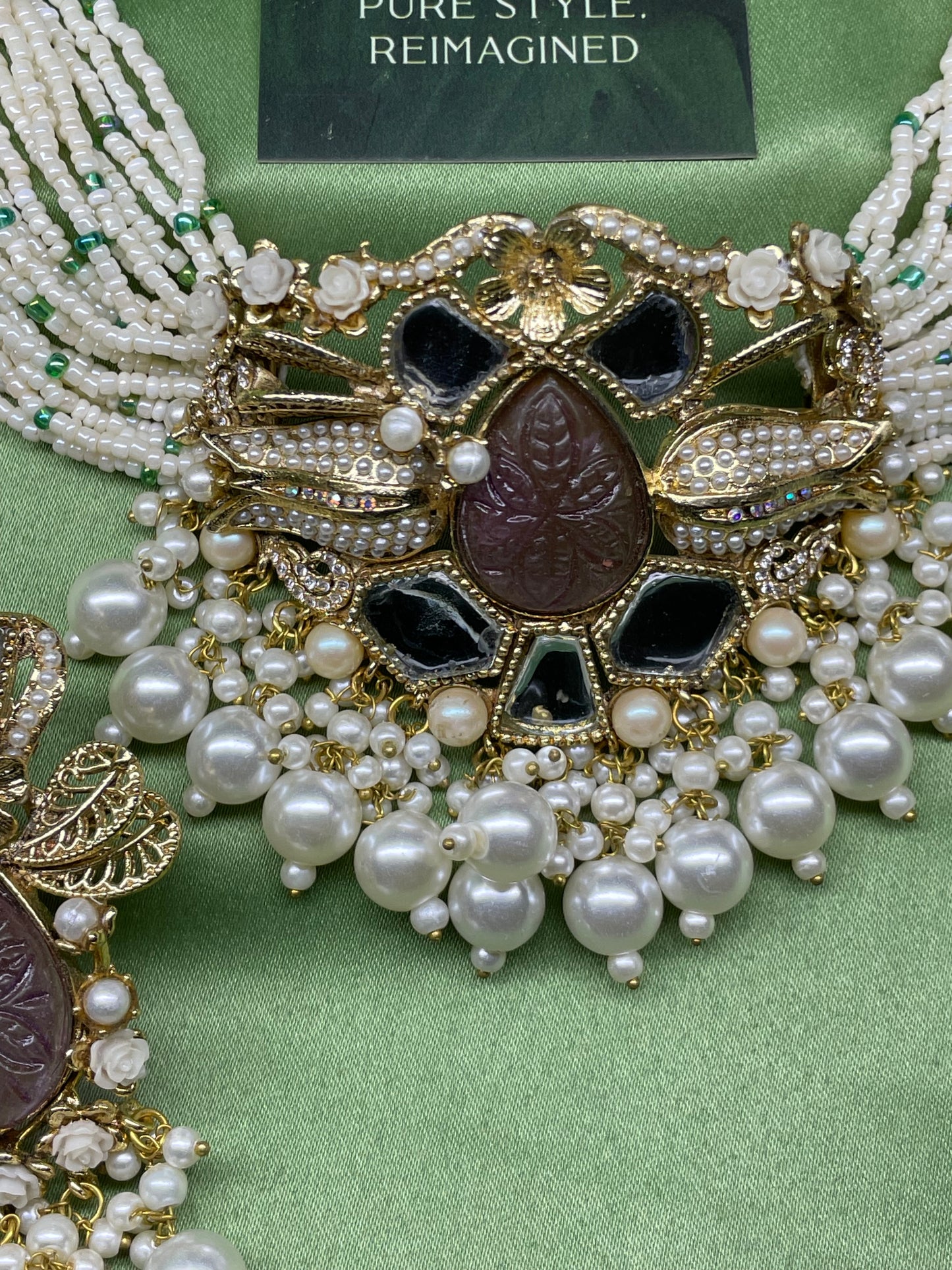Designer Choker with Earrings - CKR01