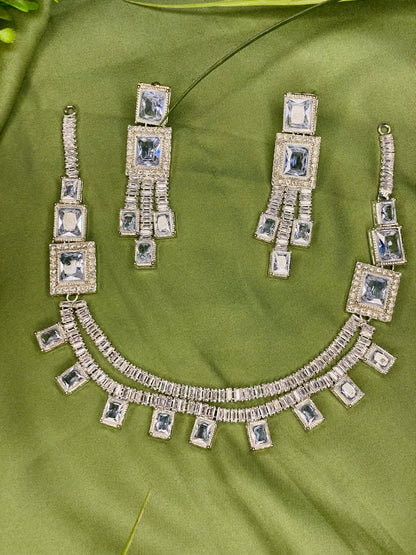 Mala Necklace Set - Silver - TNC04
