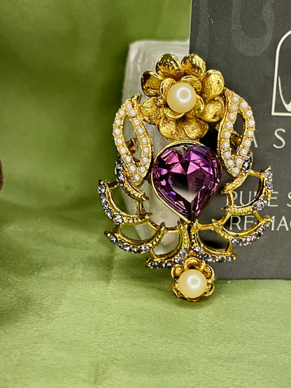Earrings - Dreamy Studs - Purple