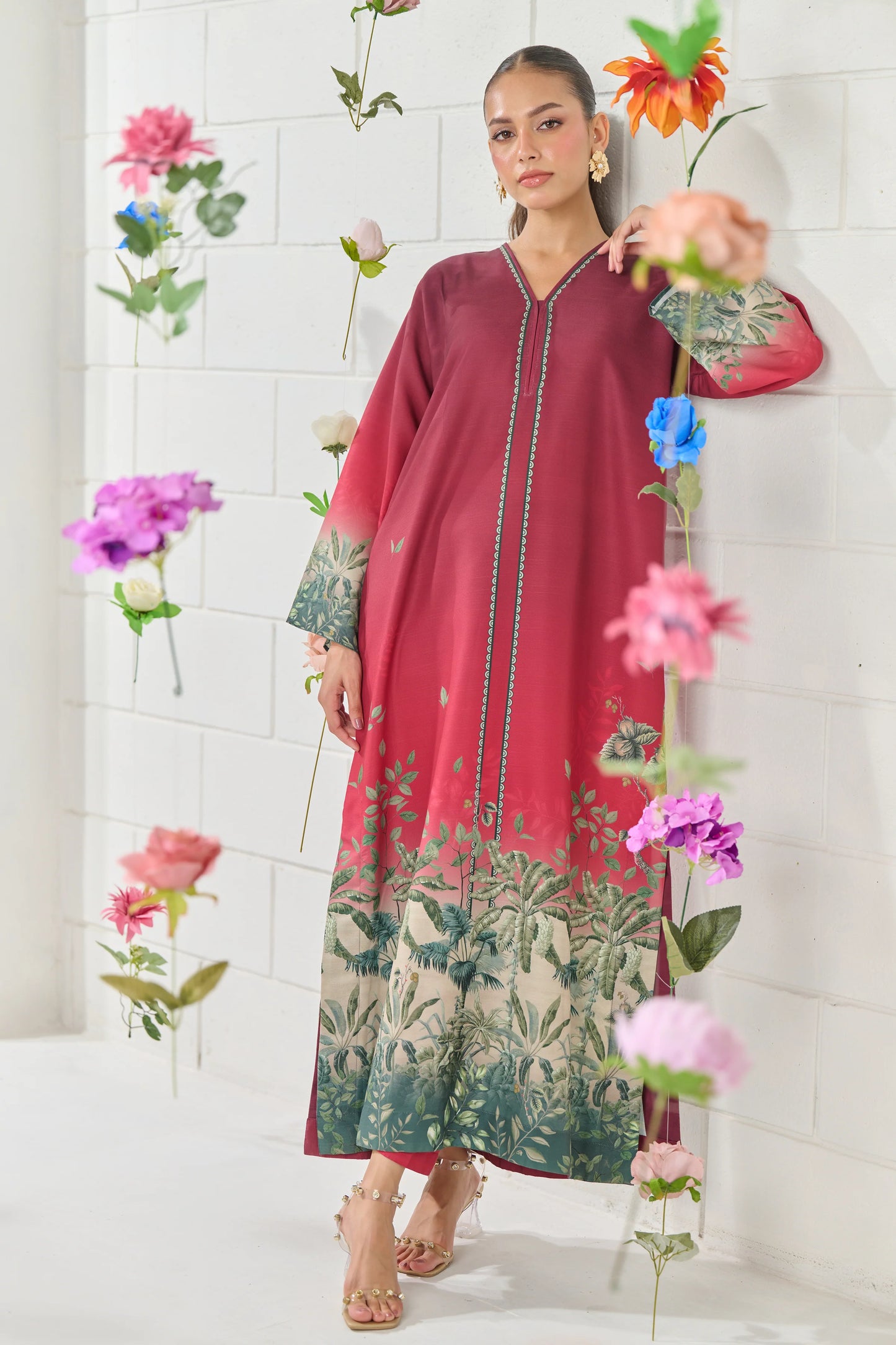 Mulberry Muse – 2PC - Stitched Suit