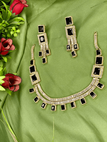 Mala Necklace Set - Black - TNC04