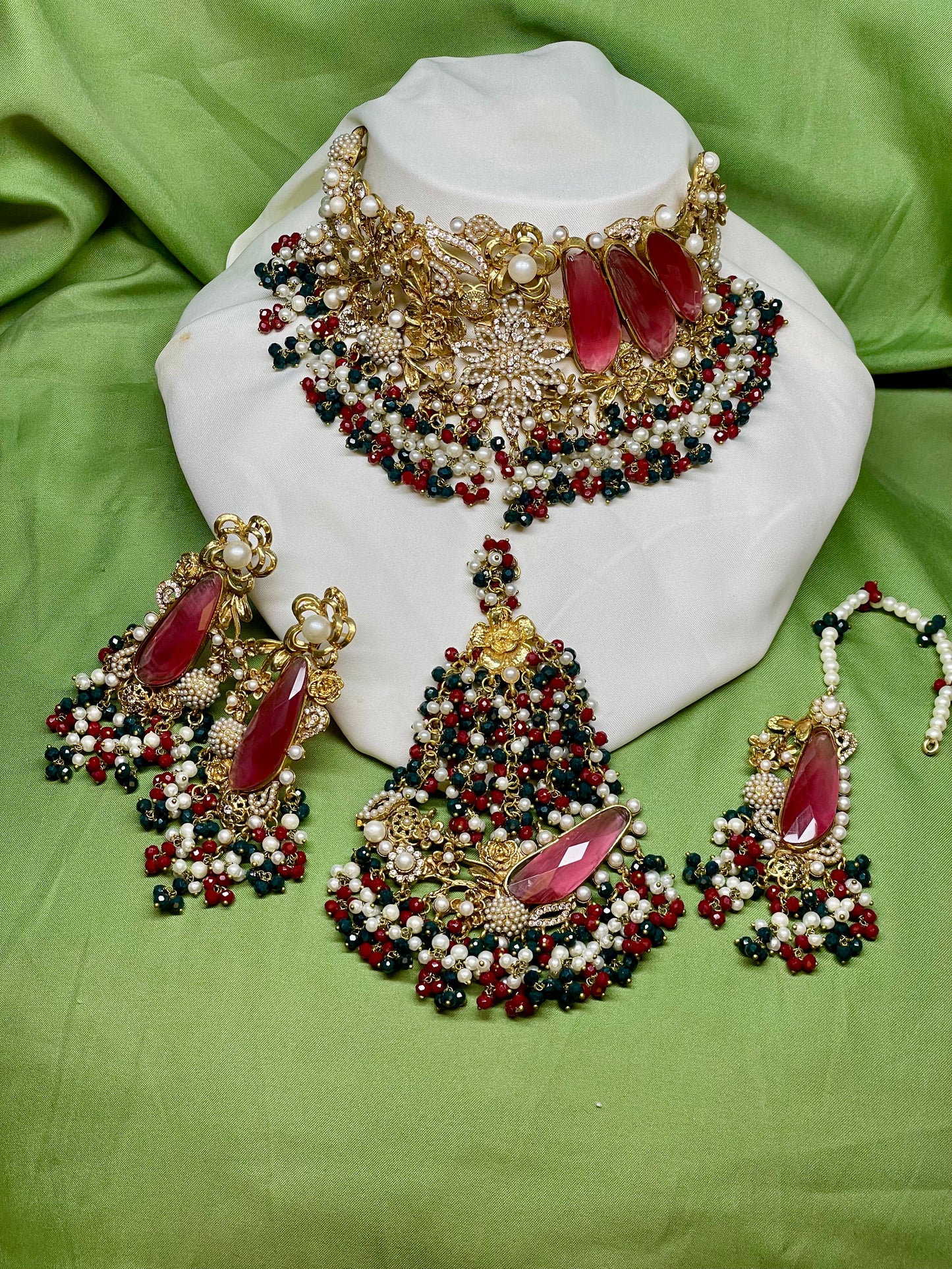 Pearled Bridal Set