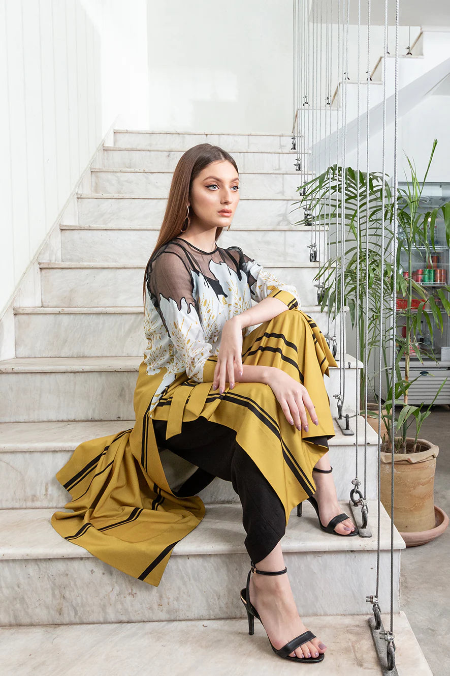Noir Sunshine – 2PC - Stitched Suit