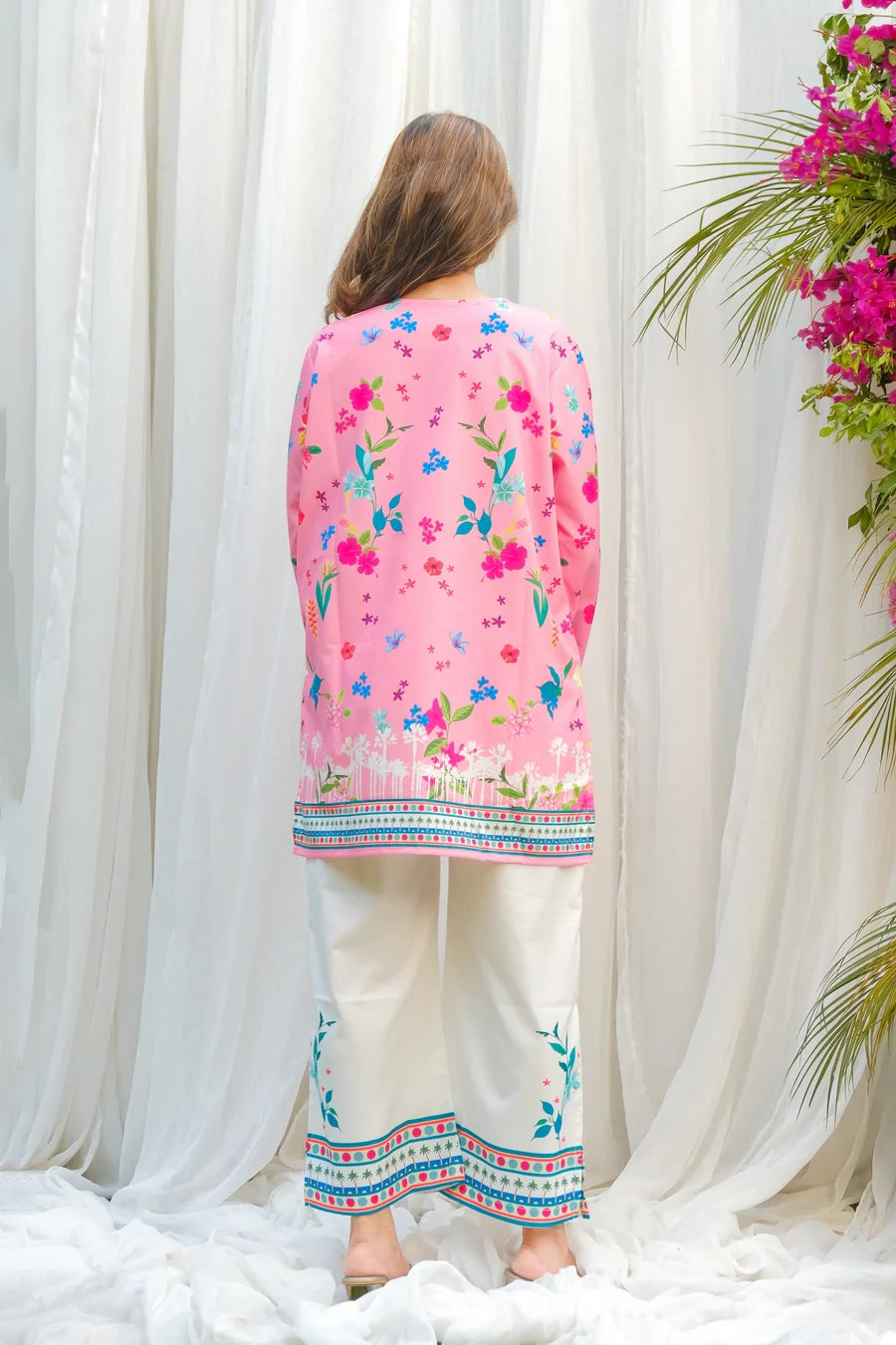 Pink Reverie – 2PC - Stitched Suit