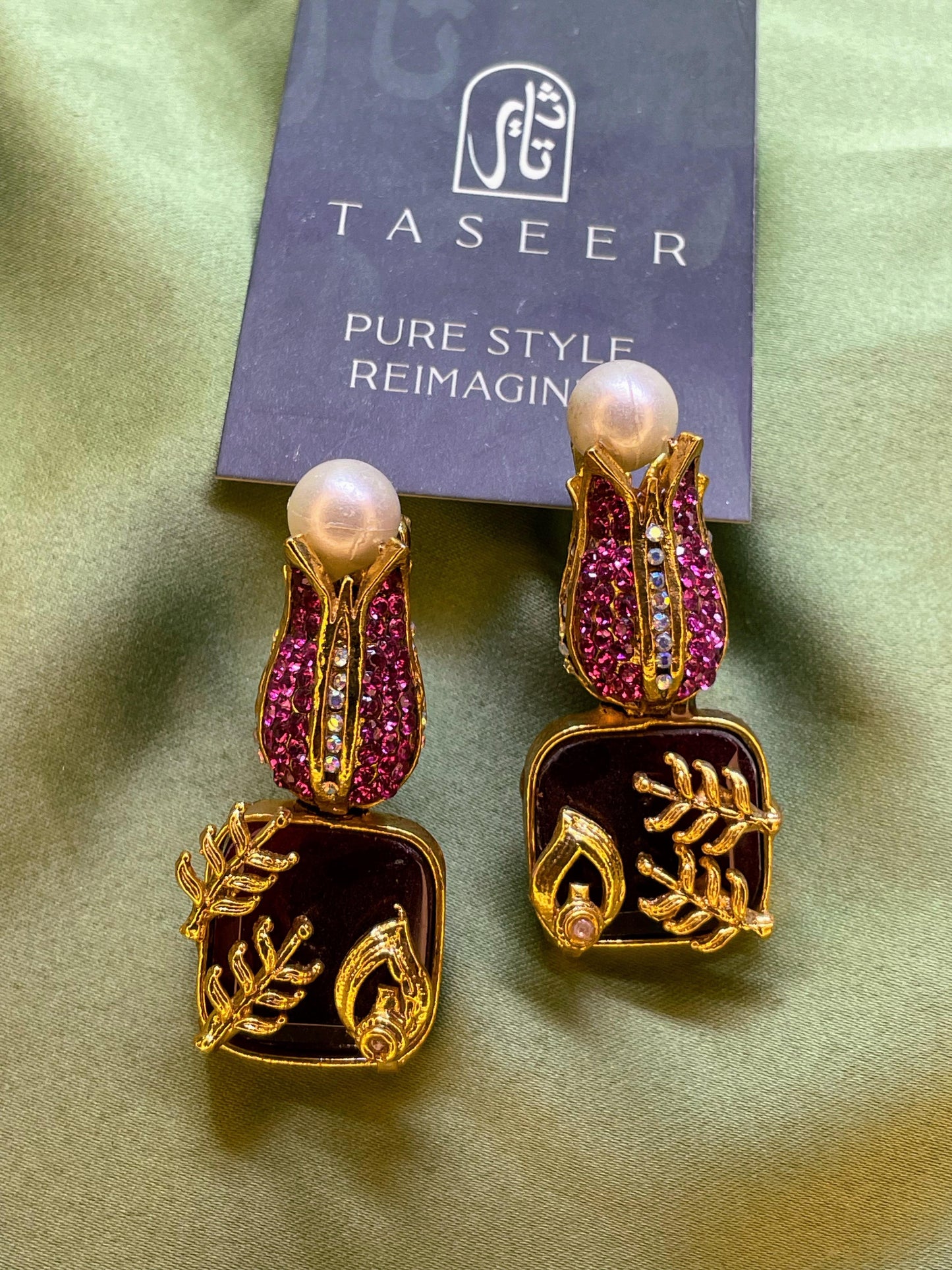 Tulips Floral Studs