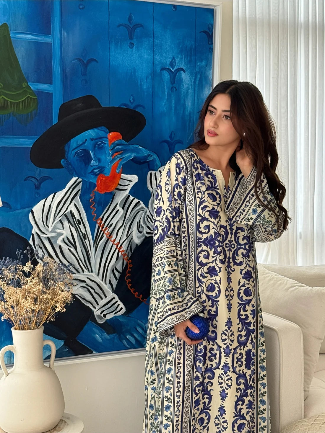 Bloom Kaftaan – 2PC - Stitched Suit