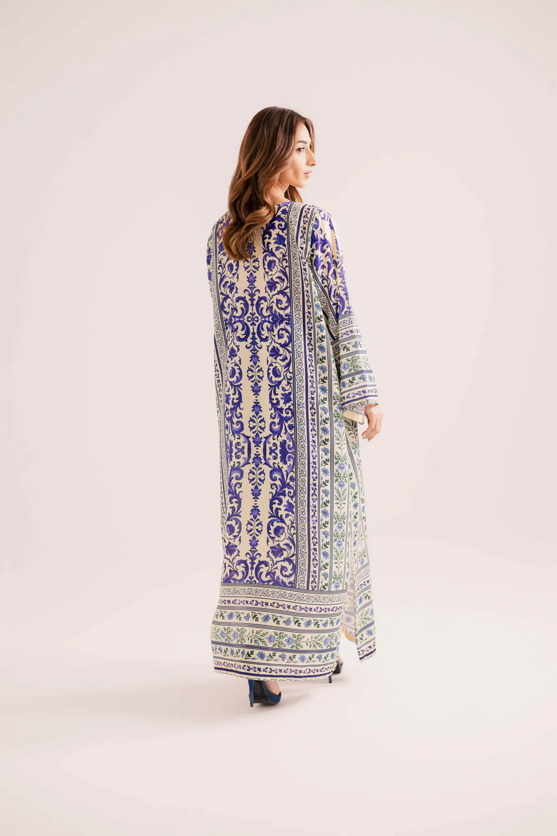 Bloom Kaftaan – 2PC - Stitched Suit