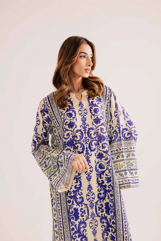 Bloom Kaftaan – 2PC - Stitched Suit