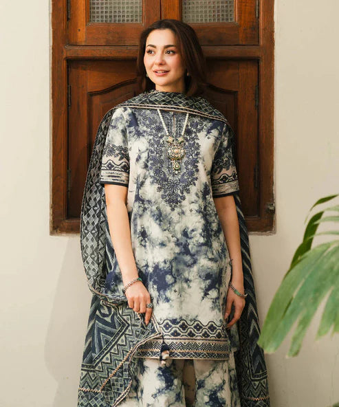 Blue Tie-Dye Luxe - 2PC - Stitched Suit
