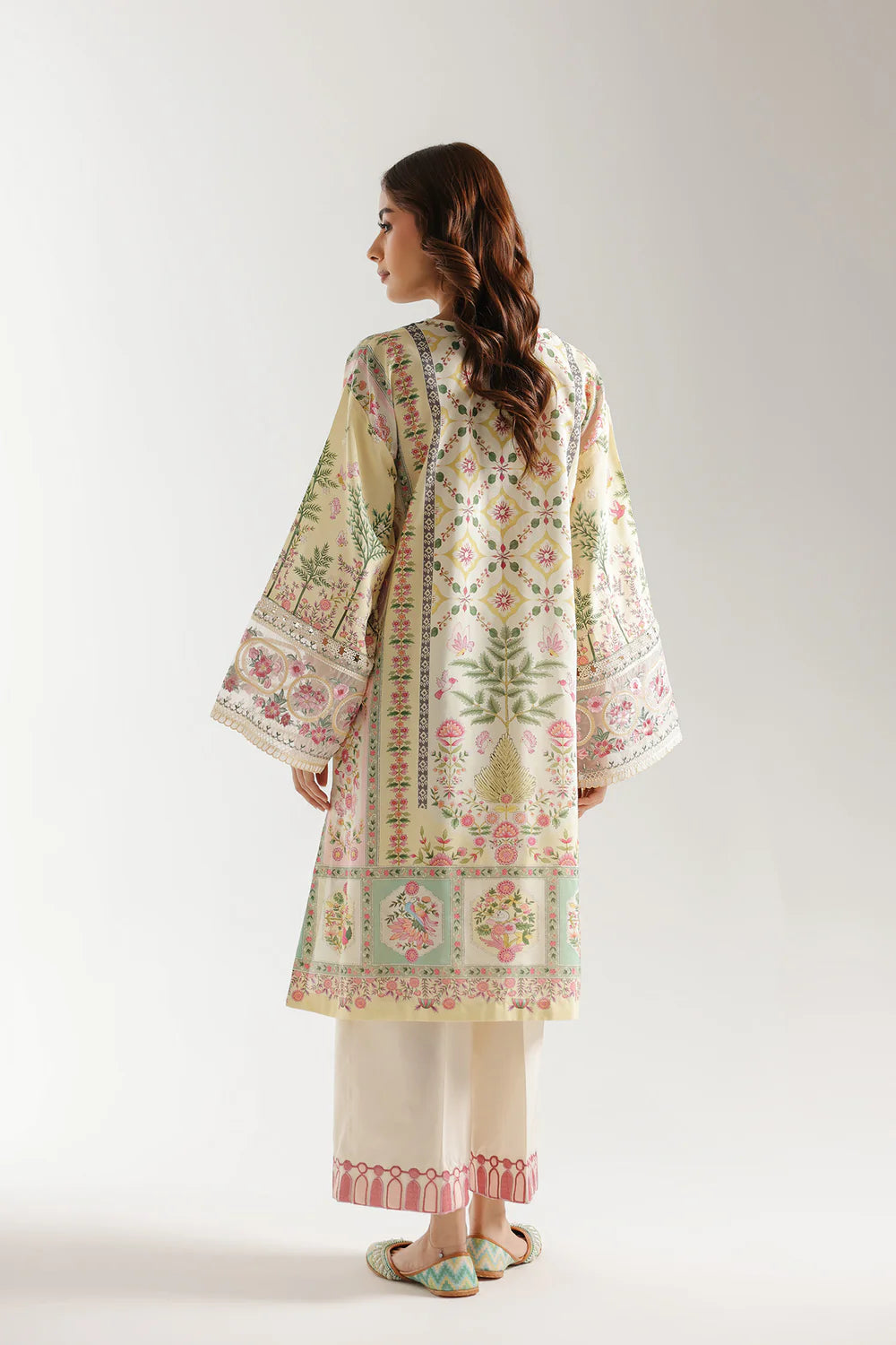 Floral Whisper Printed 2PC Dress